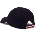 Moncler - Logo-Appliquéd Cotton-Twill Baseball Cap - Blue