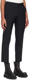 Solid Homme Navy Straight Trousers