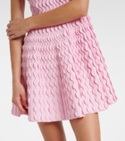 Simkhai Vanna knitted scalloped minidress