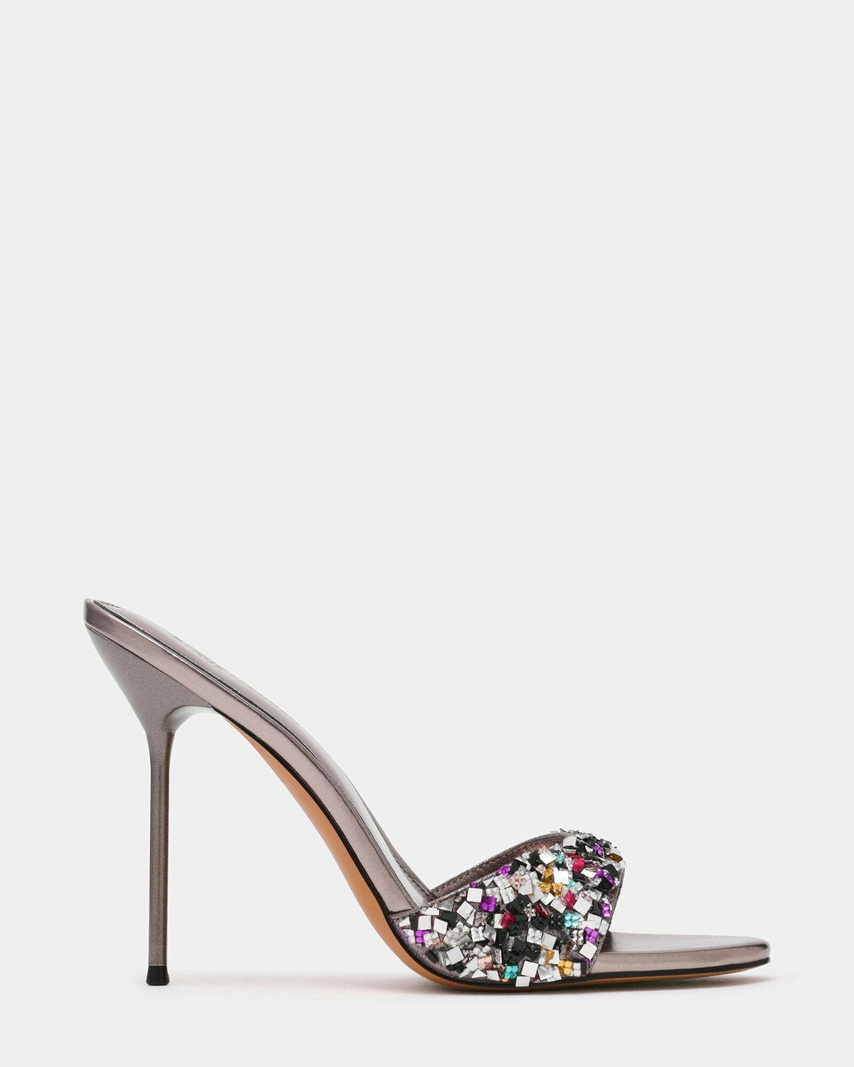 Steve Madden Davina-R Heels in Pewter