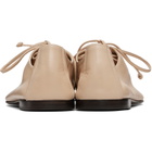 HEREU Beige Plegada Supple Shiny Loafers