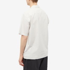 Norse Projects Men's Carsten Tencel Short Sleeve Shirt in Marble White