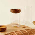 The Conran Shop Storage Stacking Jar in Teak