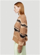Keren Striped Sweater in Brown