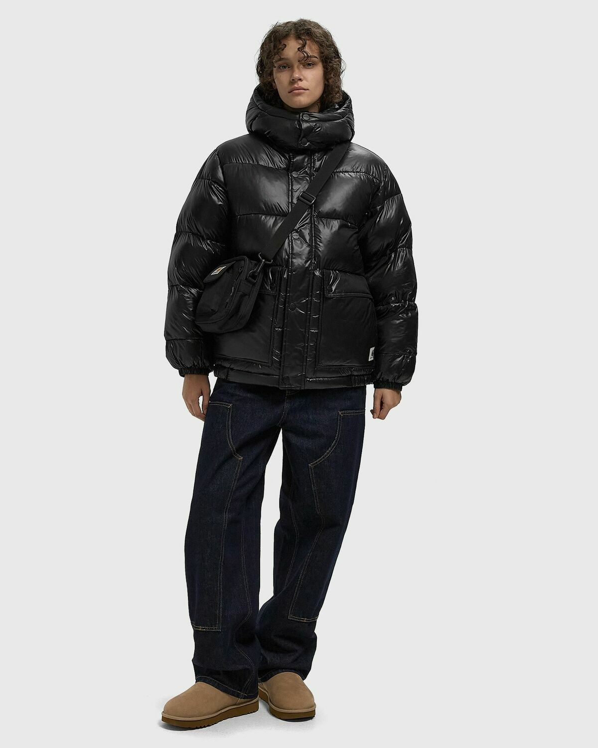 Carhartt WIP Benson Jacket Black Womens Down & Puffer Jacket