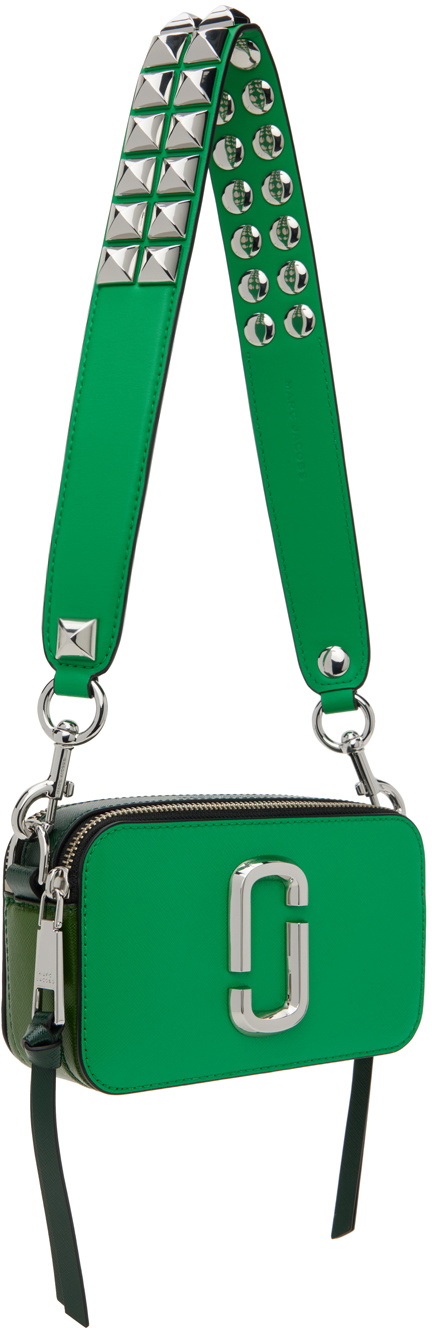 Marc Jacobs Green 'The Studded Snapshot' Bag Marc Jacobs