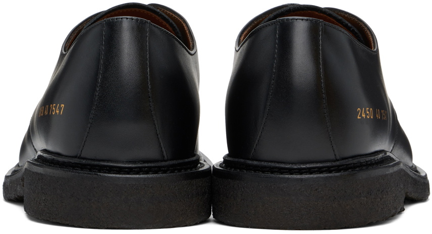 Common Projects Black Officer's Derbys