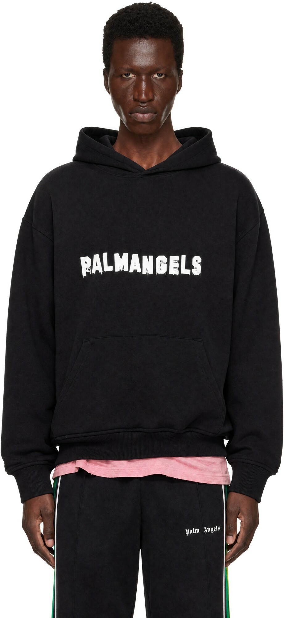 Palm Angels Black Palm Hills Regular Hoodie