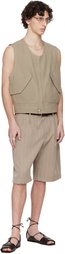 OUR LEGACY WORK SHOP Emporio Armani Beige Volo Vest