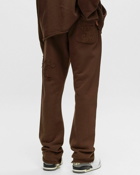 Honor The Gift Script Embroidered Sweats Brown/Beige - Mens - Sweatpants