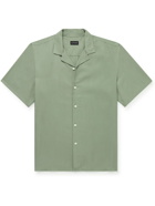 Club Monaco - Camp-Collar TENCEL Lyocell Shirt - Green