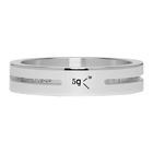 Le Gramme Silver Punched Le 5 Grammes Ring