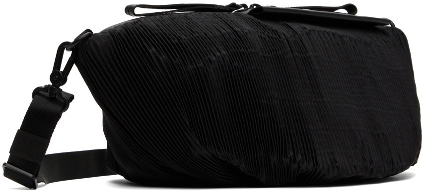 Côte&Ciel Black Orne Pleated Bag Cote & Ciel