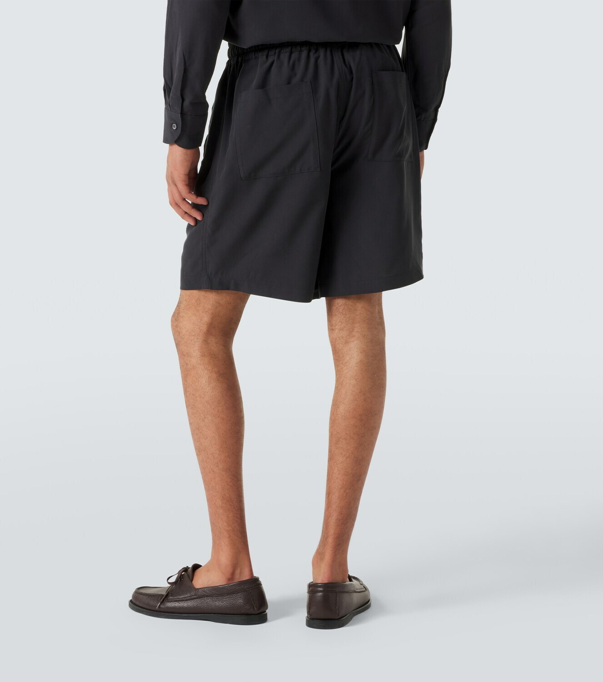 Saman Amel Henri silk shorts