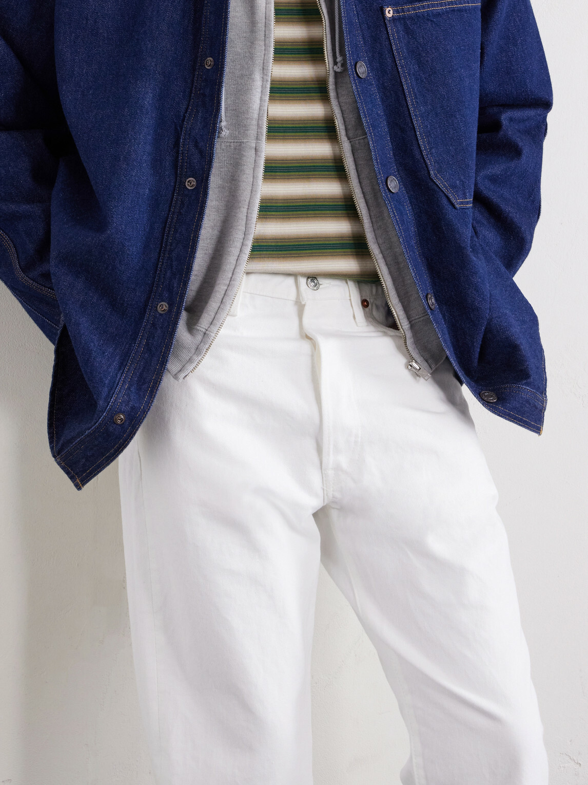 OrSlow - 90's Straight-Leg Jeans - White