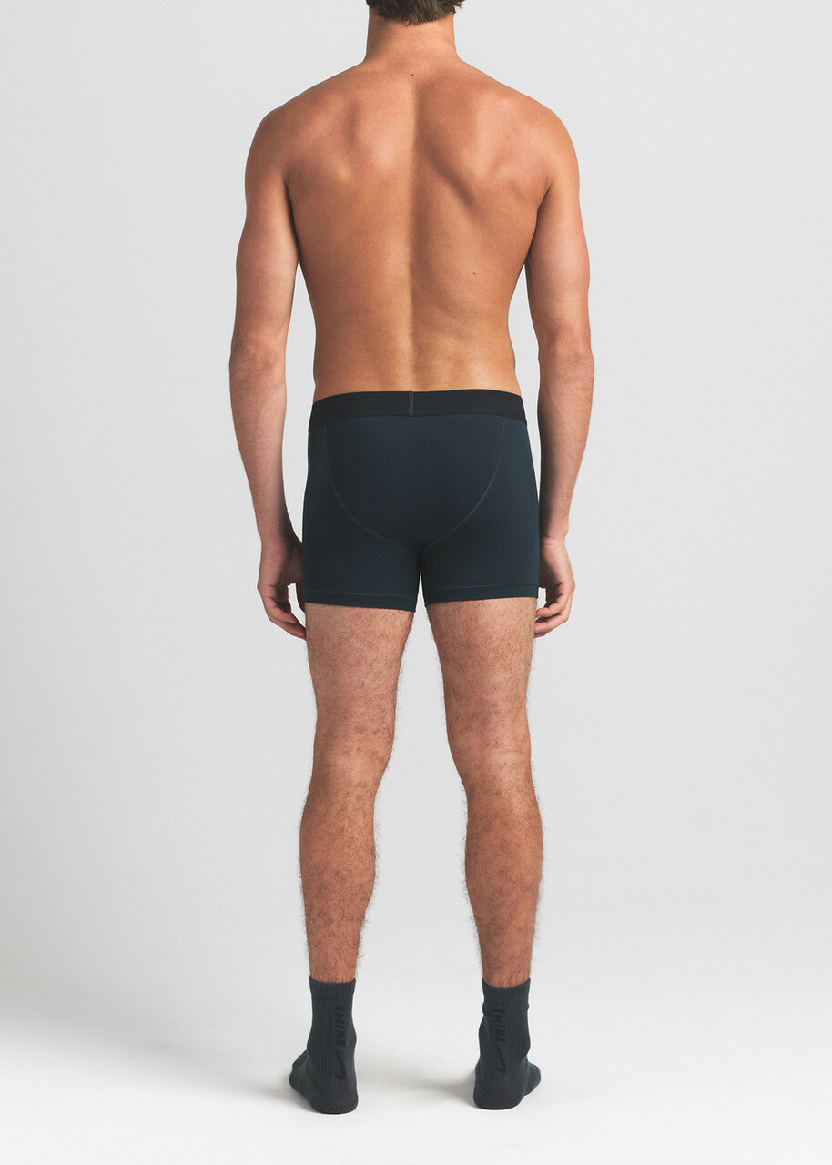 Skims Cotton-blend 3" Boxer Briefs set of Three Blue