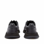 Maison Margiela Men's 50/50 Runner Sneakers in Black Leather