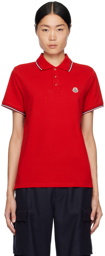 Moncler Red Patch Polo