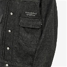 Undercover Men's Logo Denim Jacket in Black
