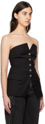 BONBOM Black Tailored Camisole