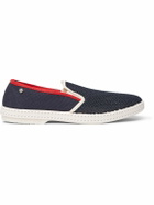 RIVIERAS - Cotton-Mesh Espadrilles - Blue