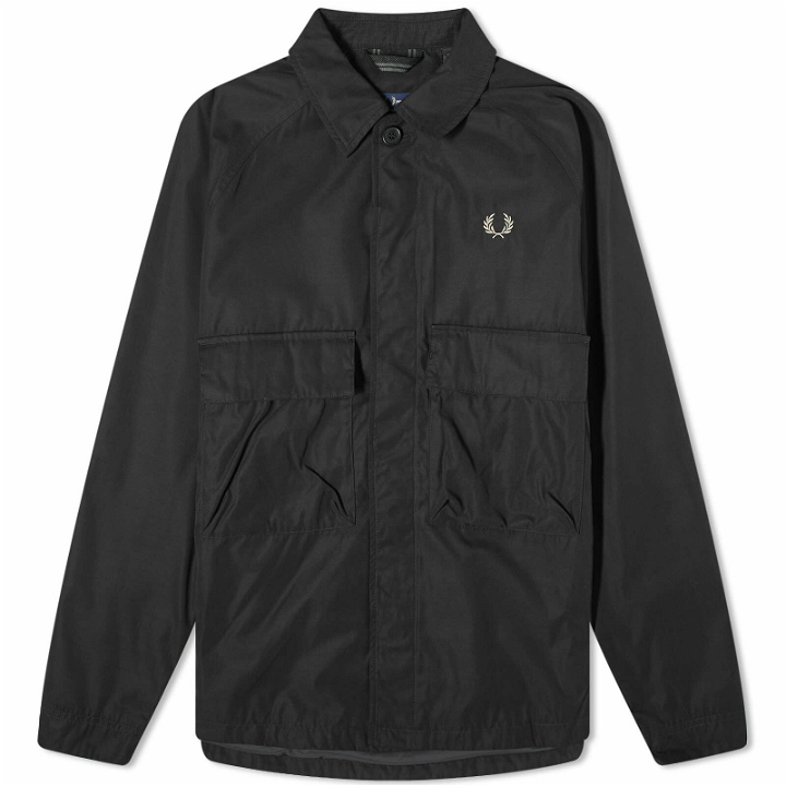 Photo: Fred Perry Men's Utility Overshirt in Black