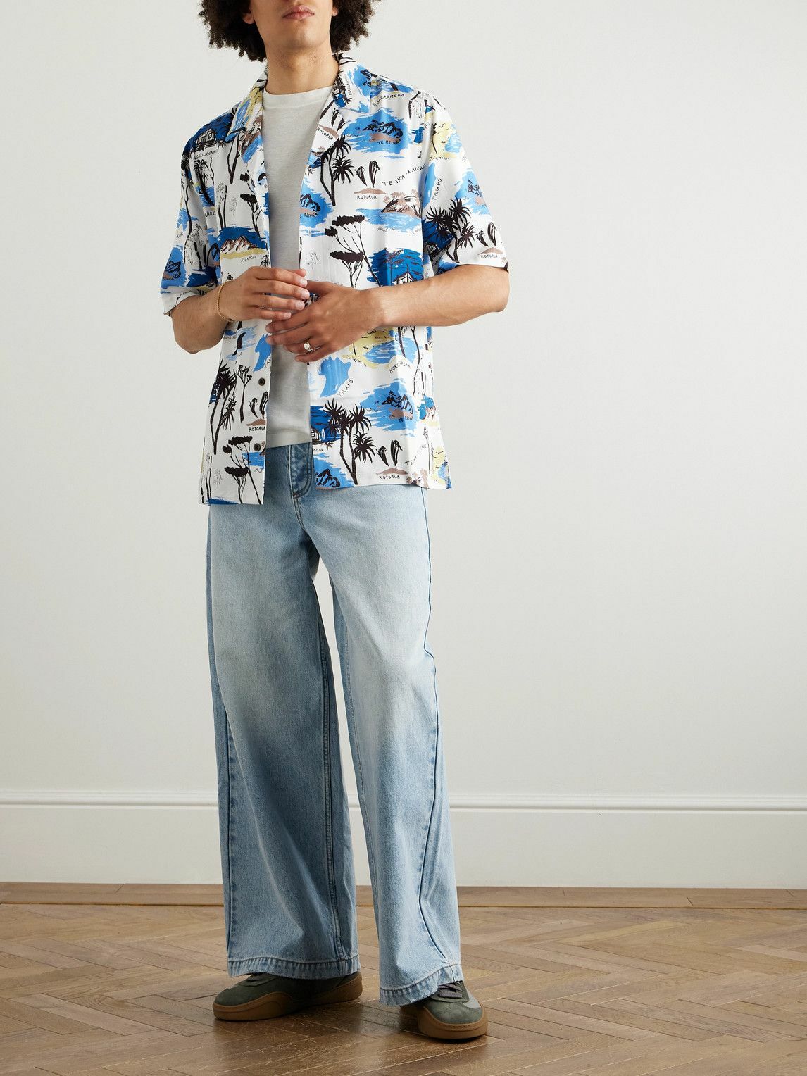 MANAAKI - Straight-Leg Jeans - Blue