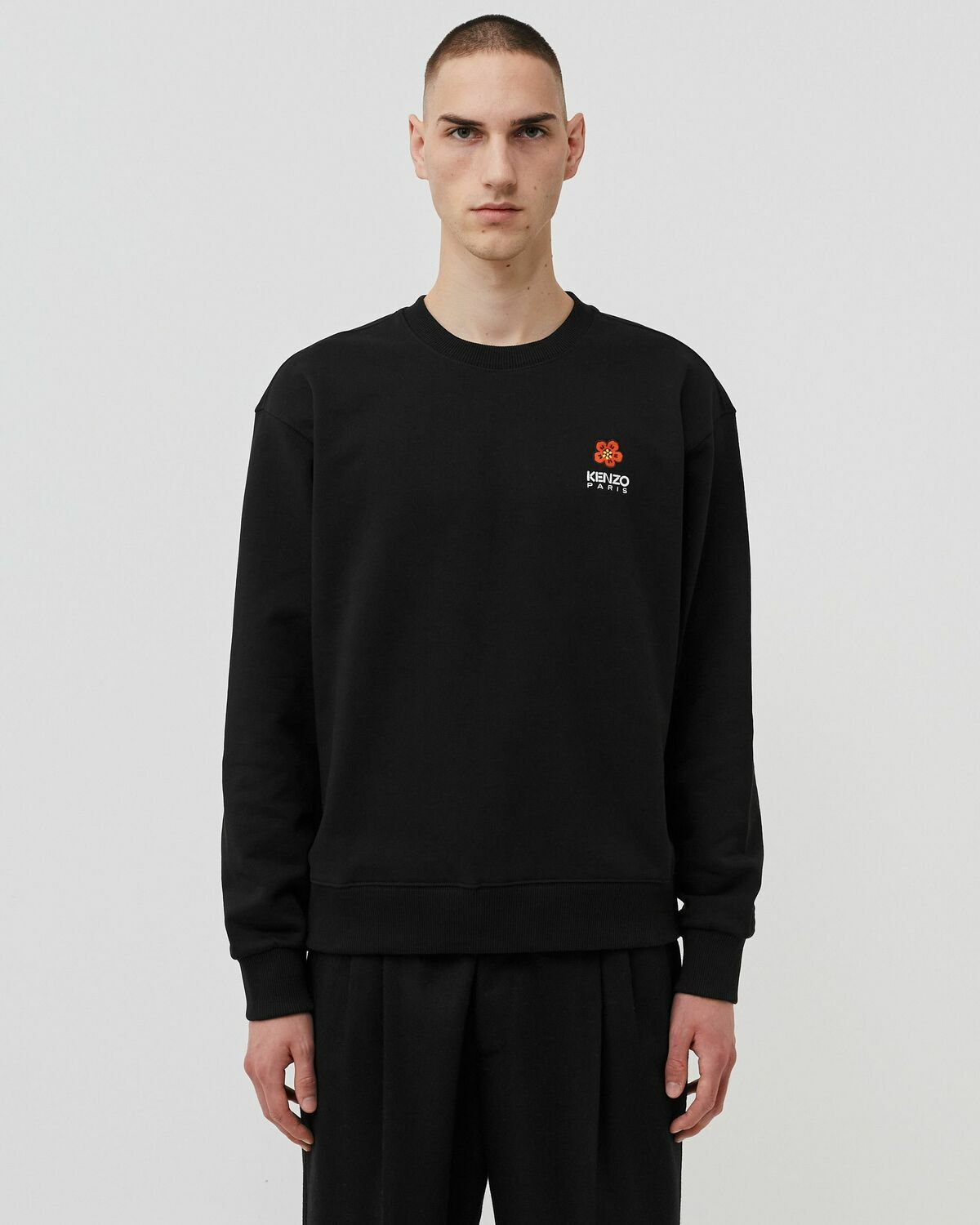 Kenzo Boke Crest Classic Sweatshirt Black Sweatshirts Kenzo