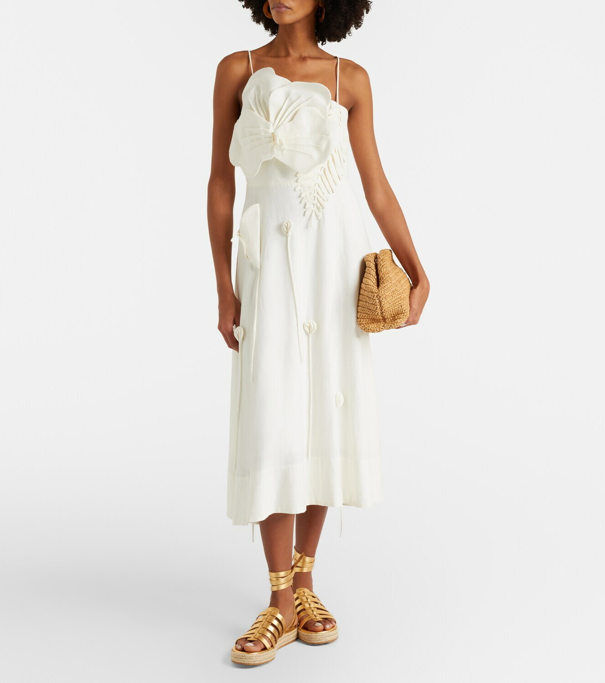 Gianvito Rossi Leather espadrille sandals