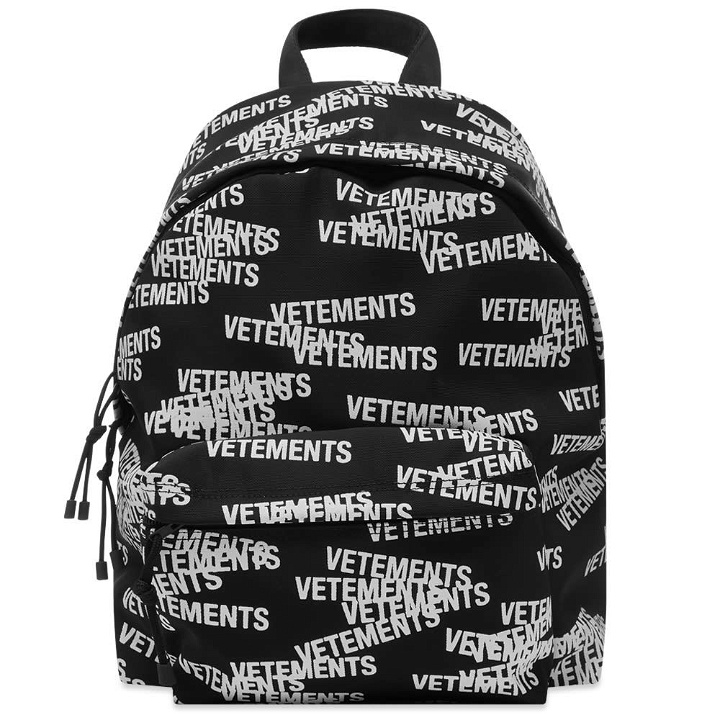 Photo: VETEMENTS Stamped Logo Backpack