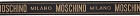 Moschino Black Jacquard Logo Belt