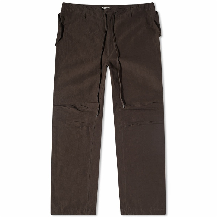 Photo: Auralee Men's Finx Field Pants in Dark Brown