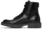 Kenzo Black Pike Lace-Up Boots