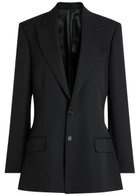 Armarium Armida Belted Wool Blazer Black