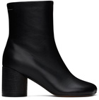 MM6 Maison Margiela Black Anatomic Ankle Boots