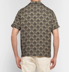 Saturdays NYC - Camp-Collar Printed Tencel Shirt - Men - Black