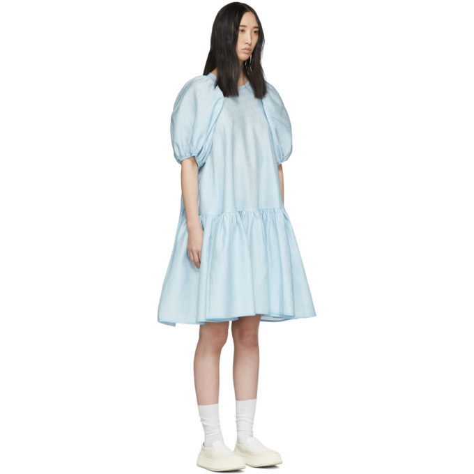 Cecilie Bahnsen Blue Silk Alexa Dress Cecilie Bahnsen