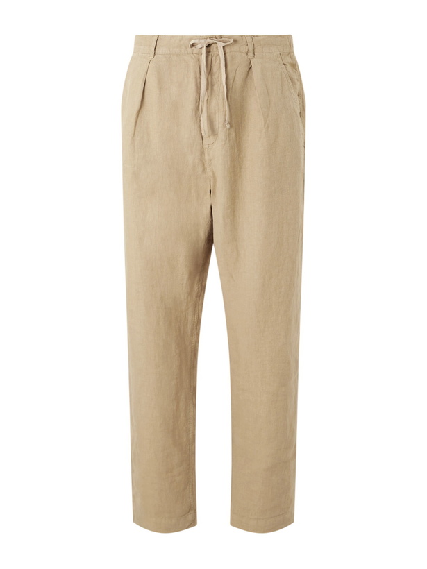 Photo: Polo Ralph Lauren - Straight-Leg Pleated Linen Trousers - Neutrals