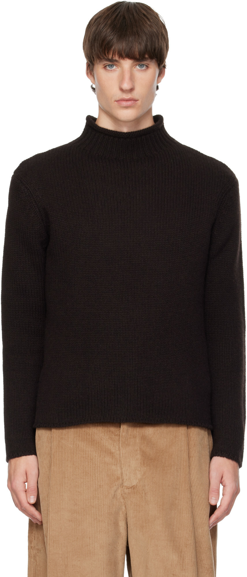 LISA YANG Brown Sylvan Sweater