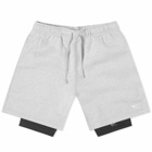 Nike Men's x Mmw NRG 3-In-1 Shorts in Grey Heather/Black