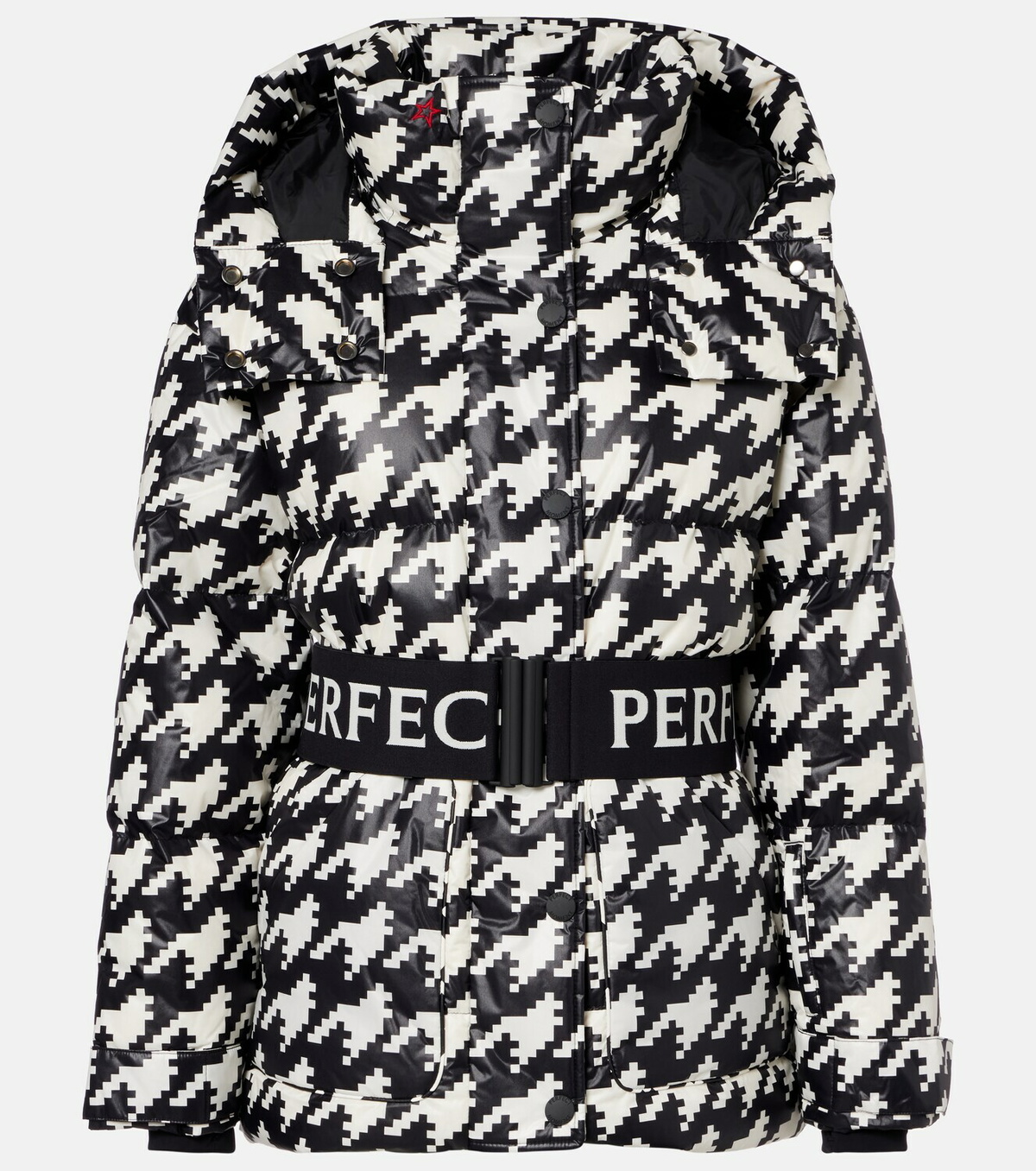 Perfect Moment Cortina houndstooth ski jacket