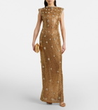 Rachel Gilbert Solana embellished gown
