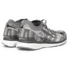 adidas Consortium - Undefeated Adizero Adios 3 Camouflage-Print Ripstop Sneakers - Men - Gray