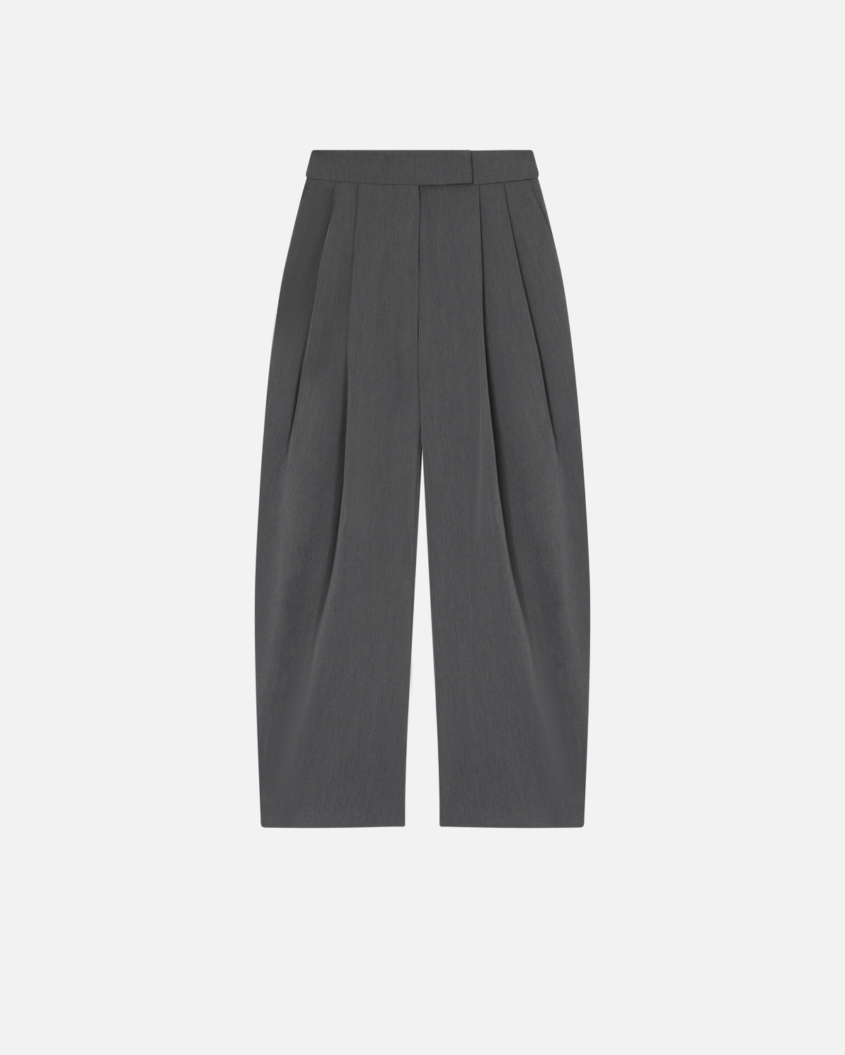 Pinko Wide Leg Tailored Trousers With Darts Excalibur Grey