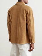Drake's - Welder Suede Chore Jacket - Brown