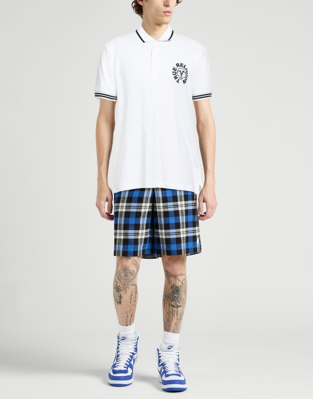 True Religion Mens Polo shirt in White