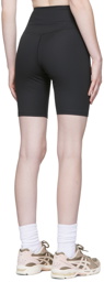 Girlfriend Collective Black Rib High-Rise Run Shorts