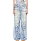 Acne Studios Blue Trompe-l’Oeil 1981 Jeans