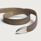 Our Legacy Men's Sundried Clay Leather 2 Cm Belt
