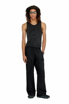 Diesel Linen-blend pants - Pants - Unisex - Black